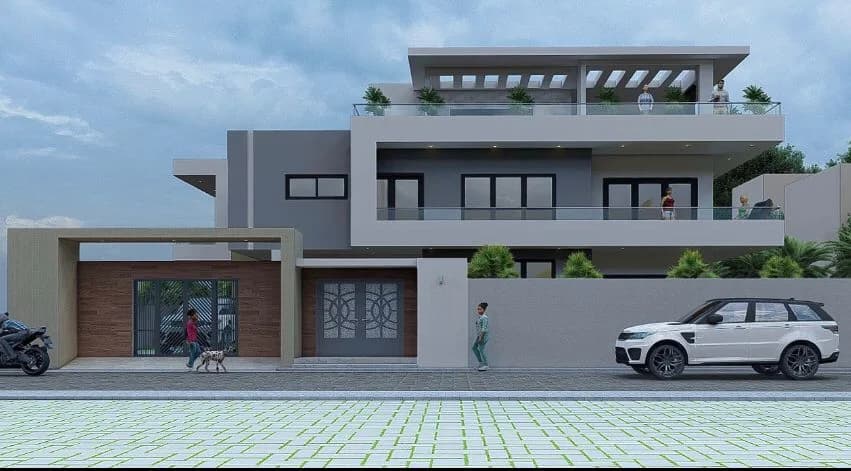Villa moderne NPA — réalisation BTP à Lomé